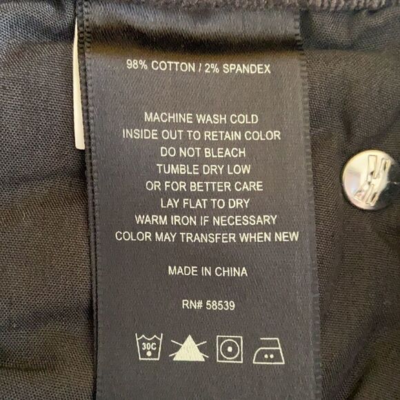 Kut From The Kloth Diana Skinny corduroy pants grey Size 6 Petite - Picture 9 of 9